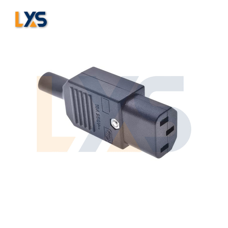 Efficient Power Connections - C13 Female Power Plug Adaptor, Robust Construction, Reliable Performance for Digital Devices and Computer Peripherals