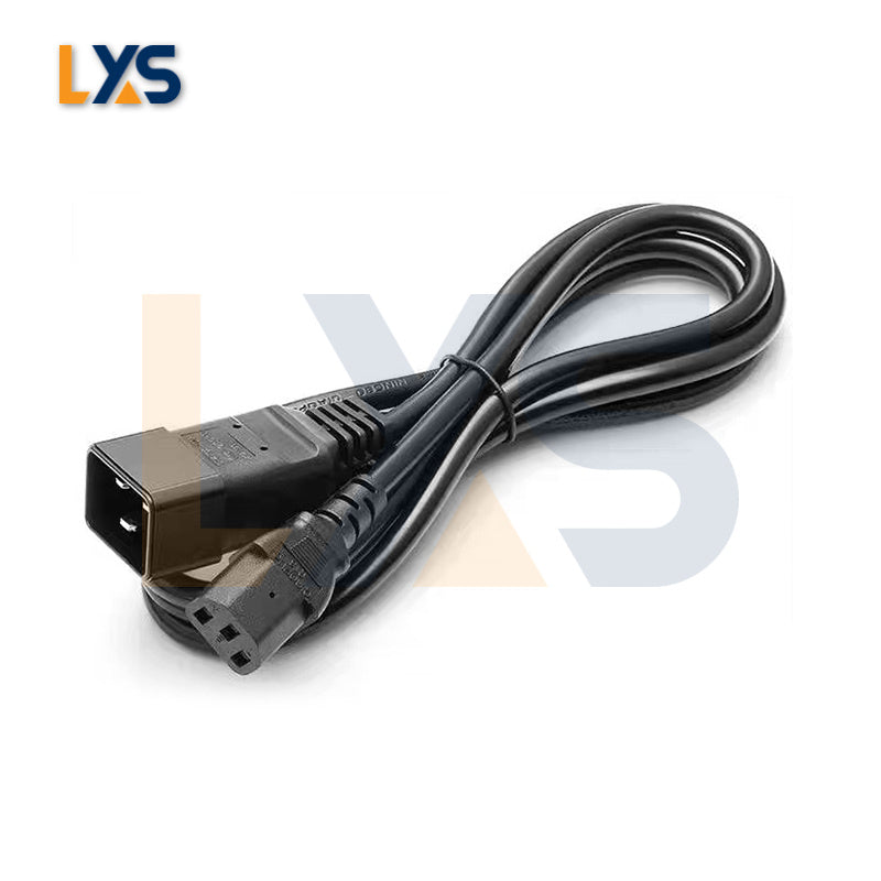 Versatile C13 to C20 Power Extension Cable - Heavy-Duty Construction, 1.5 Meter Length, Grade 3x2.5 sq.mm for Optimal Connectivity