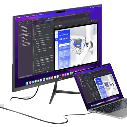 H259 monitor with VESA mount support for ergonomic arms and wall setups.
