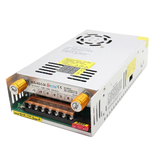 480W power supply HJS-480-0-24 for crypto miners and electronic testing
