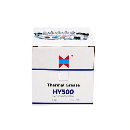 Close-up view of HY510 thermal grease showing smooth industrial-grade texture