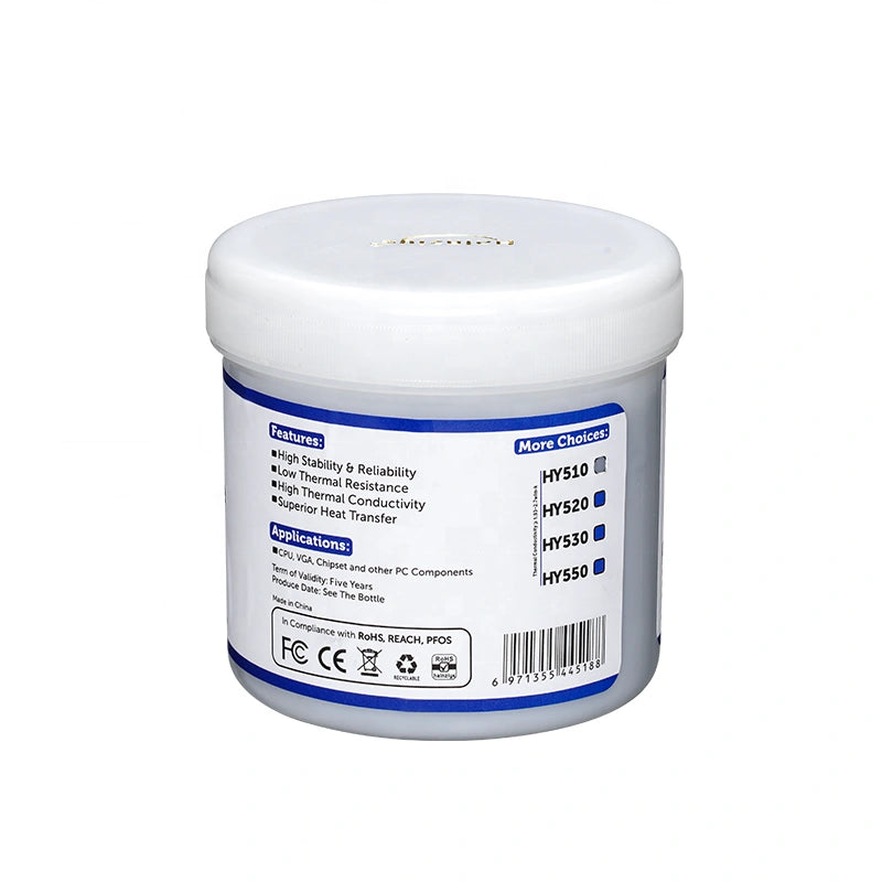 HY510 grey thermal grease 1kg industrial can for crypto miner hashboard