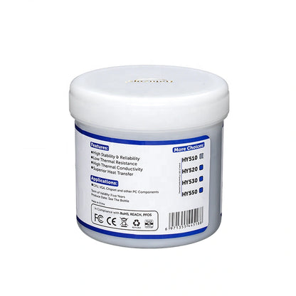 HY510 grey thermal grease 1kg industrial can for crypto miner hashboard