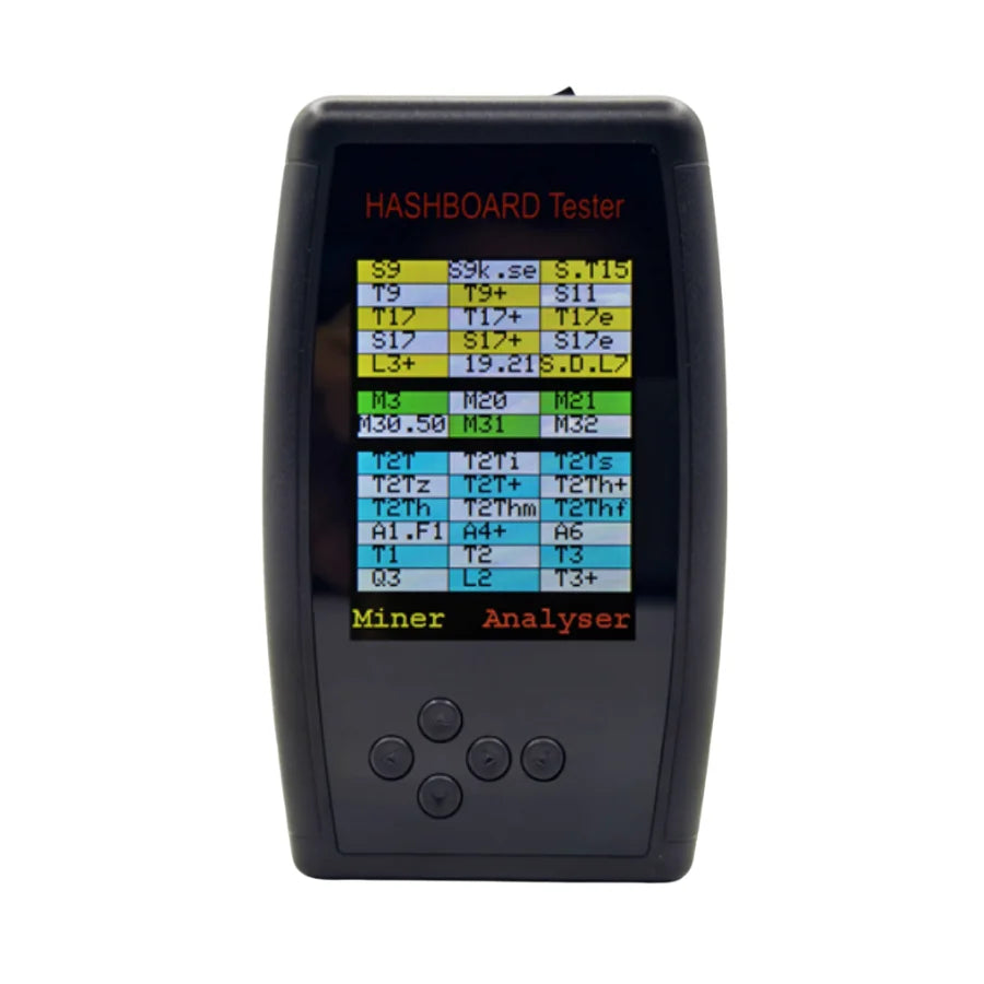 K8pro ASIC Crypto Miner Dashboard Tester