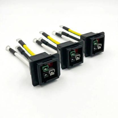 Close-up of P14 APW17 socket silver-plated copper terminals and three-layer concealed plastic shell