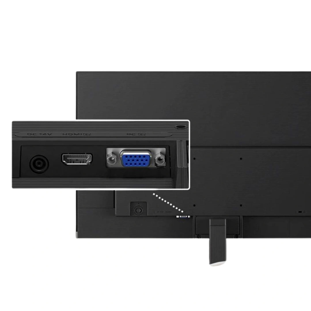 Samsung S27D300GAC black monitor with square base stand for professional use