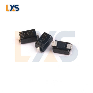 1N4007 M7 SMD rectifier diodes feature a large PN junction area, allowing them to handle higher currents effectively. As a commonly used type of SMD diode, they offer exceptional performance in rectification.
