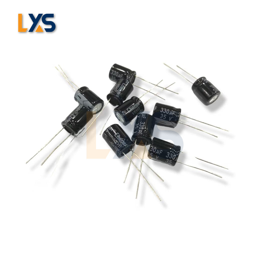 330uf 35V Capacitor 10x12 mm for Board and Power Supply PSU repair Bitmain APW9 APW9+
