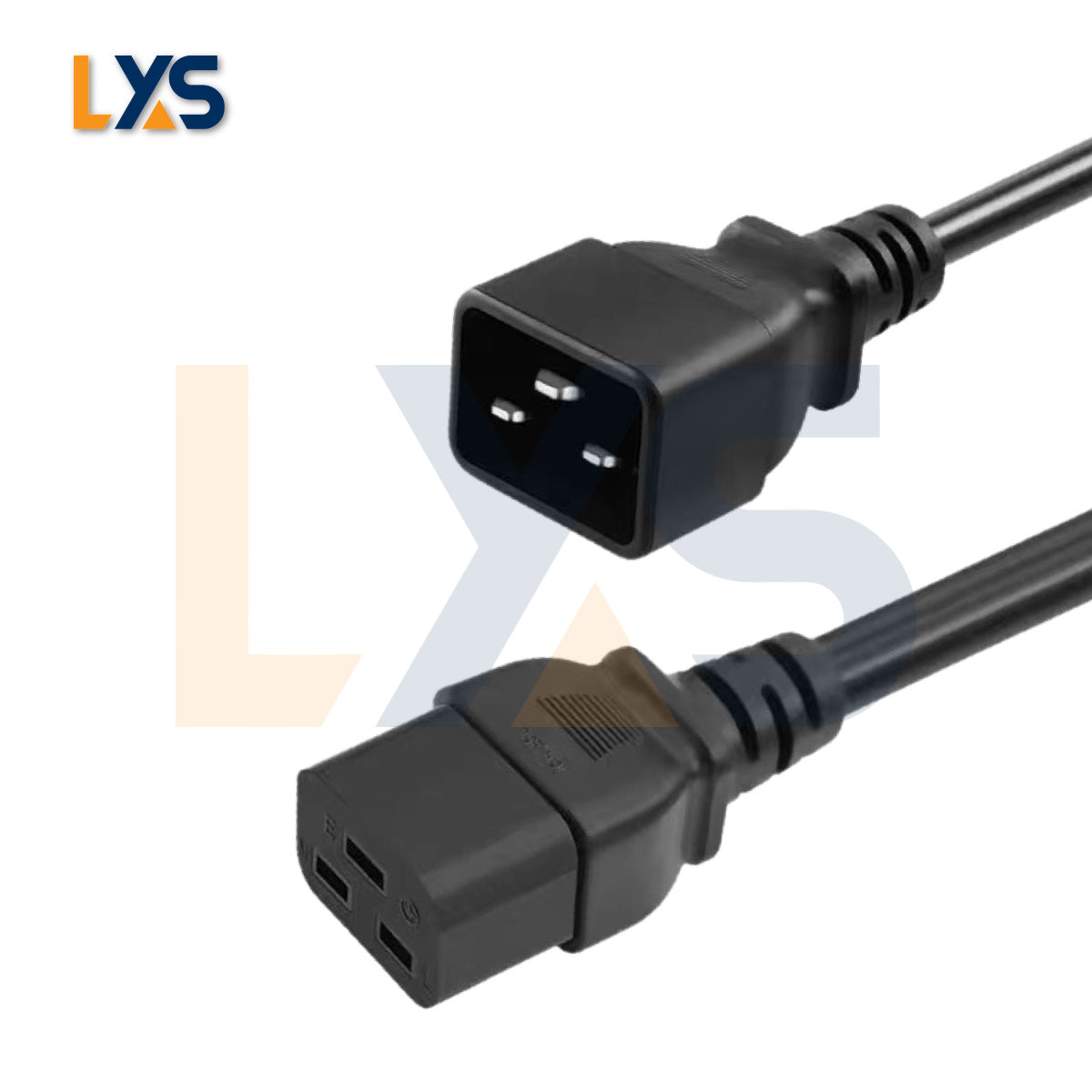 Certified C20 to C19 Power Cord - Reliable and Efficient Power Delivery for Computers & Servers
