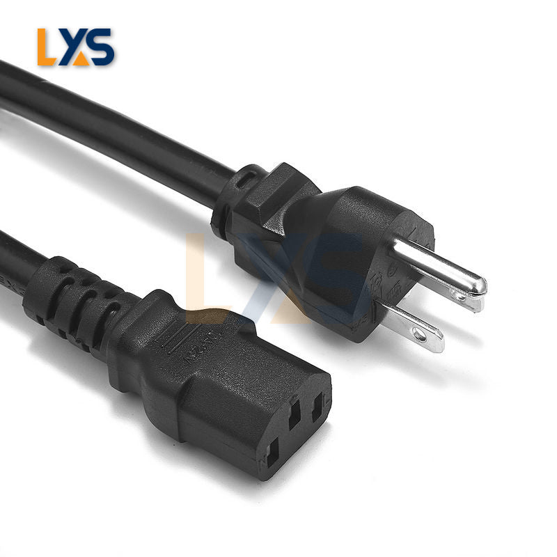 Durable 1.5m Power Cord - US Plug, C13 Connector, 3x2.5sqmm Rating
