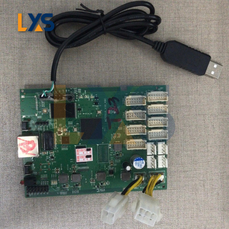 Placa de prueba de chips ASIC defectuosos Innosilicon T2 con programa y accesorio de prueba de cables