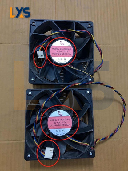 12VDC GH Cooling Fan - Optimal Airflow for Innosilicon T2T Mining Setup