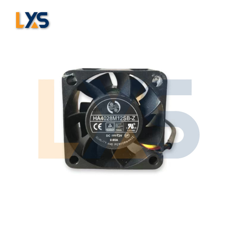HA4028M12SB-Z DC Avalon PSU Fan - High-Quality Cooling Solution for Avalon Power Supply Units, 3-Wire Connector, DC 12V Voltage