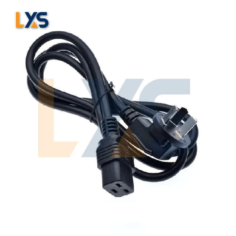 Reliable AC Power Cord with C19 Connector for ASIC Whatsminer - High-Performance Mining, CN Standard Plug