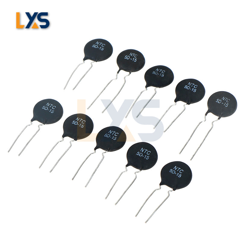 Reliable Temperature Sensing Solution - NTC 5D-15 Thermistor - Ideal for APW3 Bitmain PSU - Low Hysteresis and Precise Control