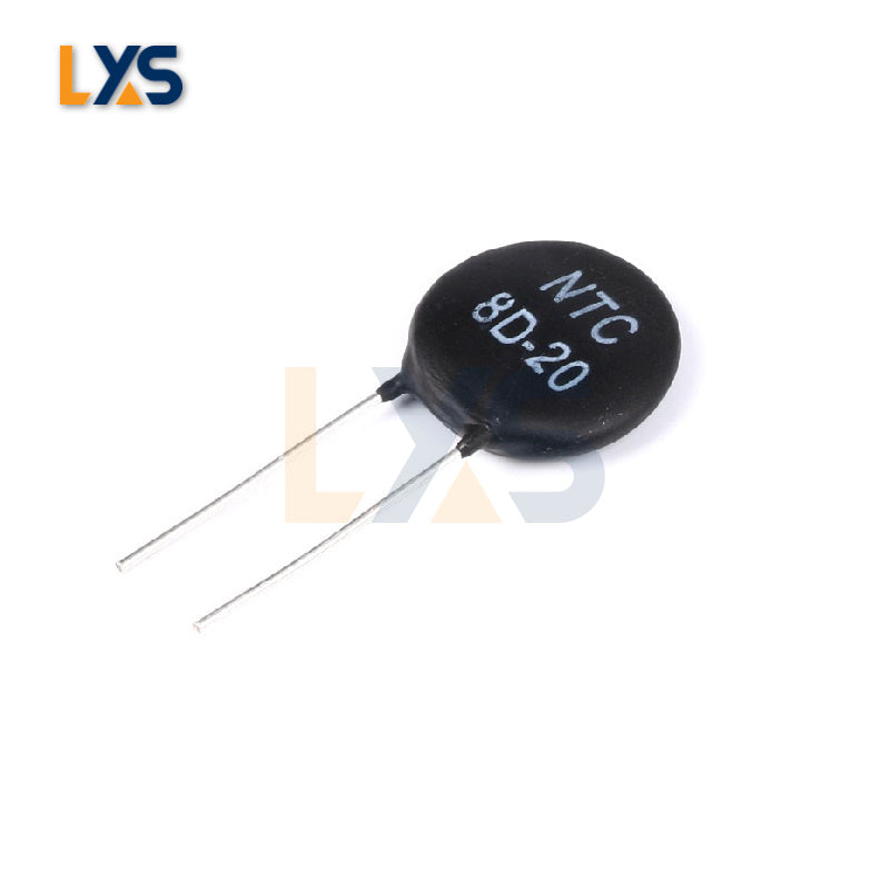 Compact and Lightweight NTC Thermistor - Efficient Temperature Sensing - 8.2k Ohm Resistance, 20°C Nominal Breakdown Voltage