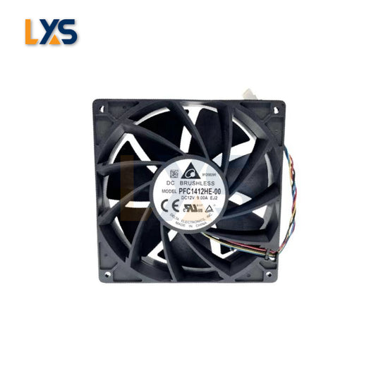 140x38mm ASIC Miner Cooling Fan - Efficient Cooling Solution for Whatsminer and Avalon Miners