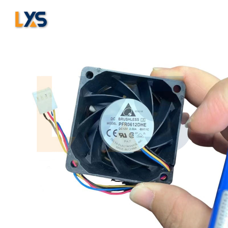 PFR0612DHE 60x60x38mm PSU Whatsminer Replacement Fan - High Performance, Whisper Quiet, Reliable, Efficient Cooling