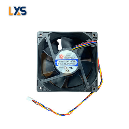 PSAD1A238BH Server-Square Cooling Fan - Efficient 120x120x38mm ASIC Miner Cooling Solution with Ball Bearing