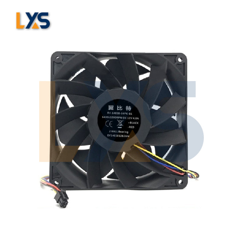 Efficient Cooling Solution for Ebit E9 E10 Miners - R4-14038-64PK-B1 Cooling Fan