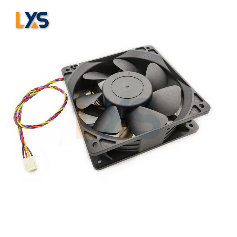Enhance Mining Efficiency with RB1238H12B-6 Cooling Fan - Compact Size, DC 12V, Server Cooling, Compatible with Antminer L3+, S9, S17, T17, S19, T19