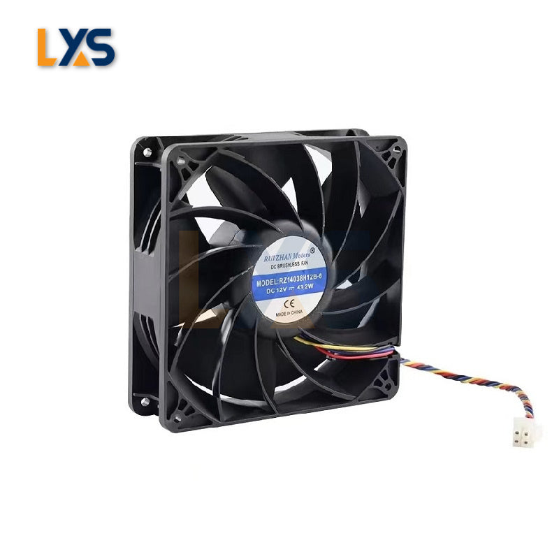 RZ14038H12B-6 DC Brushless Fan - Reliable and Economical ASIC Miner Cooling