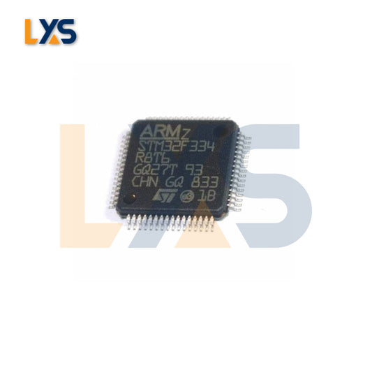 STM32F334R8T6 is a powerful microcontroller IC from the STM32F3 series developed by STMicroelectronics