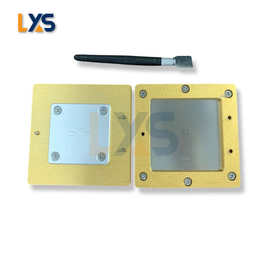 Accesorio de chips de herramienta de estaño T1668B con placa de plantilla y soporte para Innosilicon T2T
