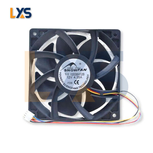 Premium Y-Y12038H12B Cooling Fan - Efficient Heat Dissipation, Goldshell KD5 KD6 Miner Upgrade